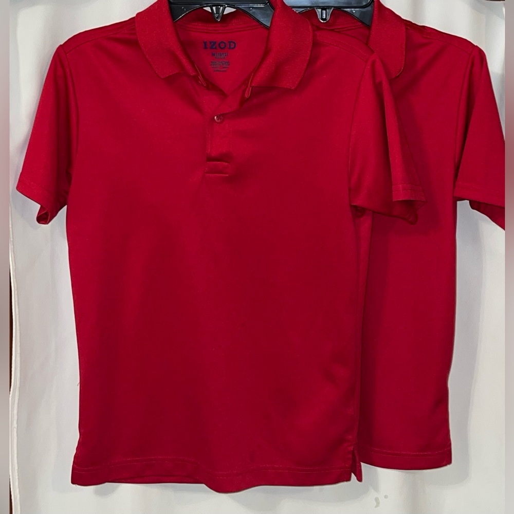 IZOD red uniform girls’ shirts